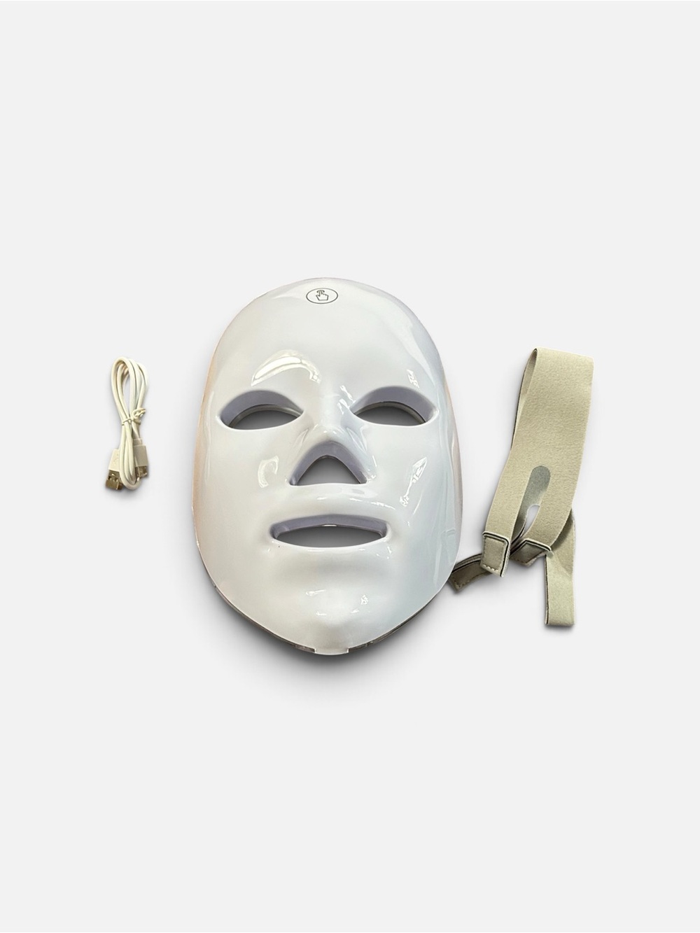 Rechargeable White LED Facial Mask for Women Skincare